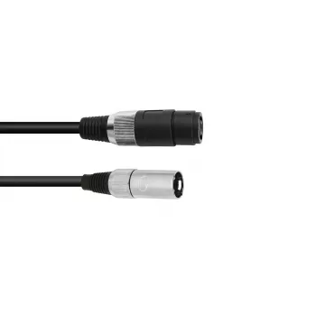 Audio kábel Omnitronic 30225590 Speakon XLR 1 m čierny