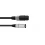 Audio kábel Omnitronic 30225590 Speakon XLR 1 m čierny