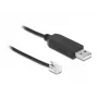 DeLOCK 66738 USB na RS-232-RJ10 adaptérový kábel pre Meade Autostar