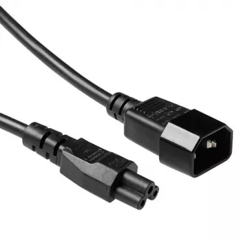Napájací kábel C14 na C5 1m ACT čierny 250V 2,5A