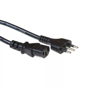 Napájací kábel ACT Powercord talianska zástrčka - C13 čierny 1,8 m