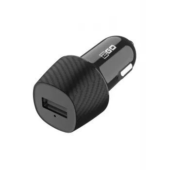 Mobilná nabíjačka 2GO 797258 univerzálna čierna zapaľovač auta 12/24V