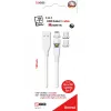 USB kábel 2GO 797317 1m USB B USB C/Micro-USB B/Lightning biely