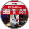 Sada rezacích kotúčov KWB 712041 štartovacia sada 10 ks ploché upnutie na tehlu, mramor, oceľ