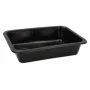 Jednorazová nádoba na potraviny Papstar 96552 polypropylén čierna 227x178x45mm