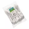 Jednorazová vidlička Papstar 96427 polypropylén 50 ks biela 185 mm