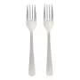 Jednorazové vidličky Papstar 96462 polypropylén 100 ks biela 190 mm