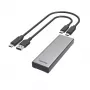 SSD puzdro Hama 00200764 sivá M.2 10 Gbit/s USB Type-C