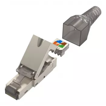 Hama 00200773 tienený konektor RJ45 Cat6a, bez náradia