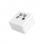 Hama 00205354 anténna zásuvka 2x SAT + TV + rádio biela