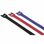 Hama 00221005 viazacie pásky suchý zips nylonové čierna, modrá 12 kusov
