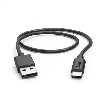 Hama 00201705 USB kábel USB 2.0 0,5 m USB A USB C čierny