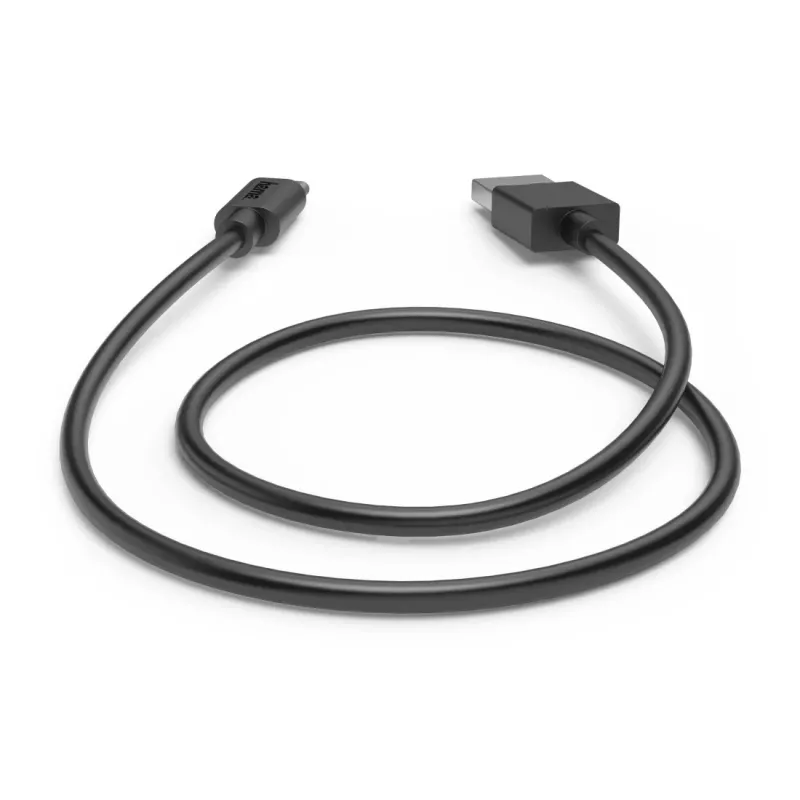 Hama 00201705 USB kábel USB 2.0 0,5 m USB A USB C čierny