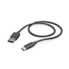 Hama 00201705 USB kábel USB 2.0 0,5 m USB A USB C čierny