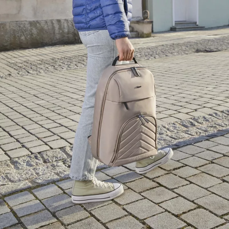 Hama 00222046 batoh béžový recyklovaný polyester