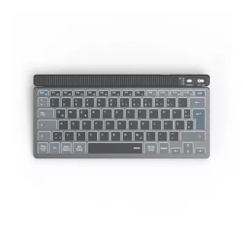 Hama WK-700 klávesnica Home/Office Bluetooth QWERTZ nemecká antracitová, čierna, modrá