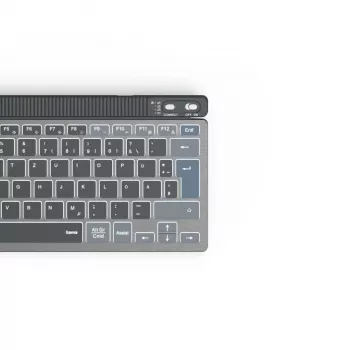 Hama WK-700 klávesnica Home/Office Bluetooth QWERTZ nemecká antracitová, čierna, modrá