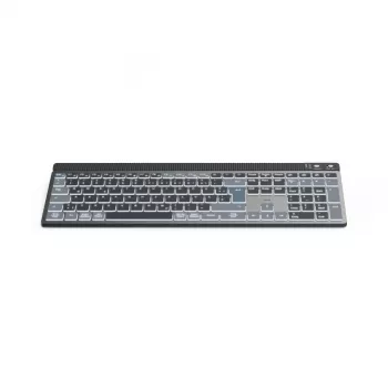Hama WK-750 klávesnica Home/Office Bluetooth QWERTZ nemecká antracitová, čierna, modrá