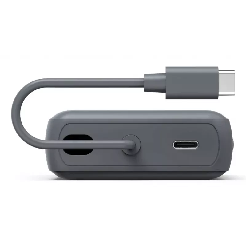 Hama „Travel“ power banka s káblom, 10 000 mAh, 2 výstupy: 2x USB-C, antracitová