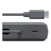 Hama „Travel“ power banka s káblom, 10 000 mAh, 2 výstupy: 2x USB-C, antracitová