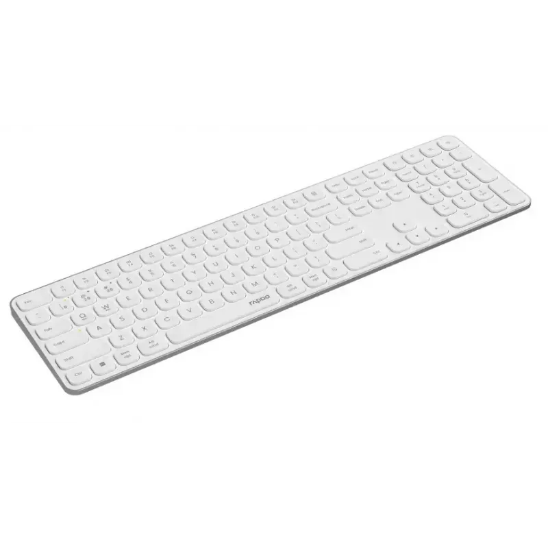 Bluetooth klávesnica Rapoo 00228034 QWERTZ nemecká bezdrôtová biela