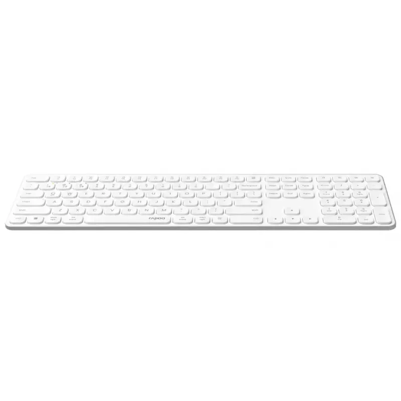 Bluetooth klávesnica Rapoo 00228034 QWERTZ nemecká bezdrôtová biela