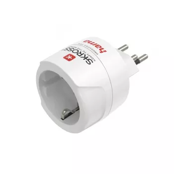 Hama 00223484 adaptér sieťovej zástrčky typ J typ C (eurozástrčka) biely