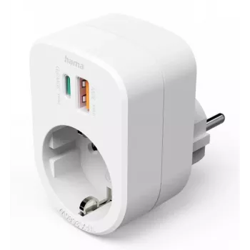 Hama 00223343 predlžovací kábel 1 AC výstup interiér biely