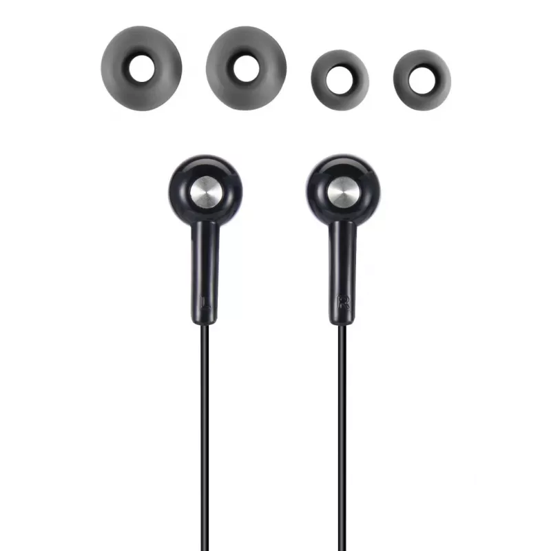 Hama Gloss II slúchadlá káblové In-Ear hudba čierna, tmavosivá