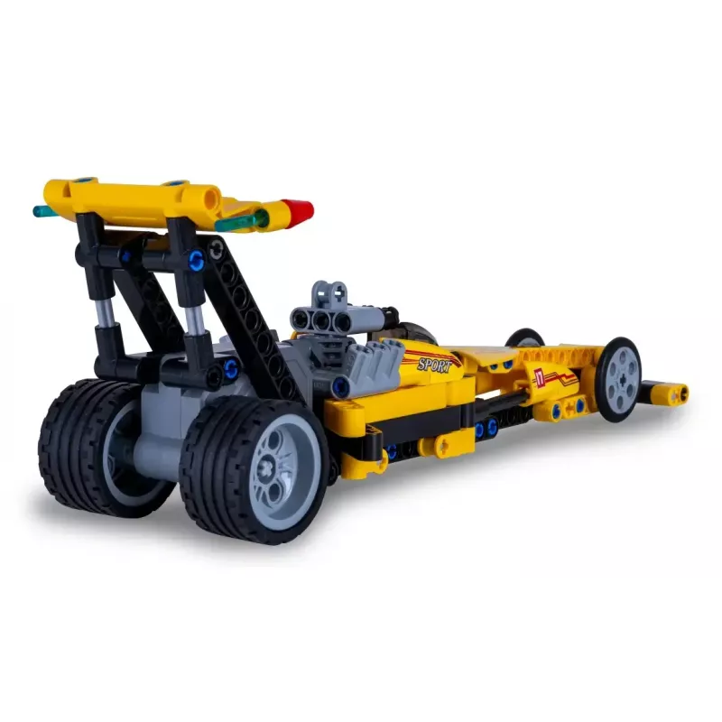 JAMARA CaDA Drag Racing 1:24 stavebnica, žltá