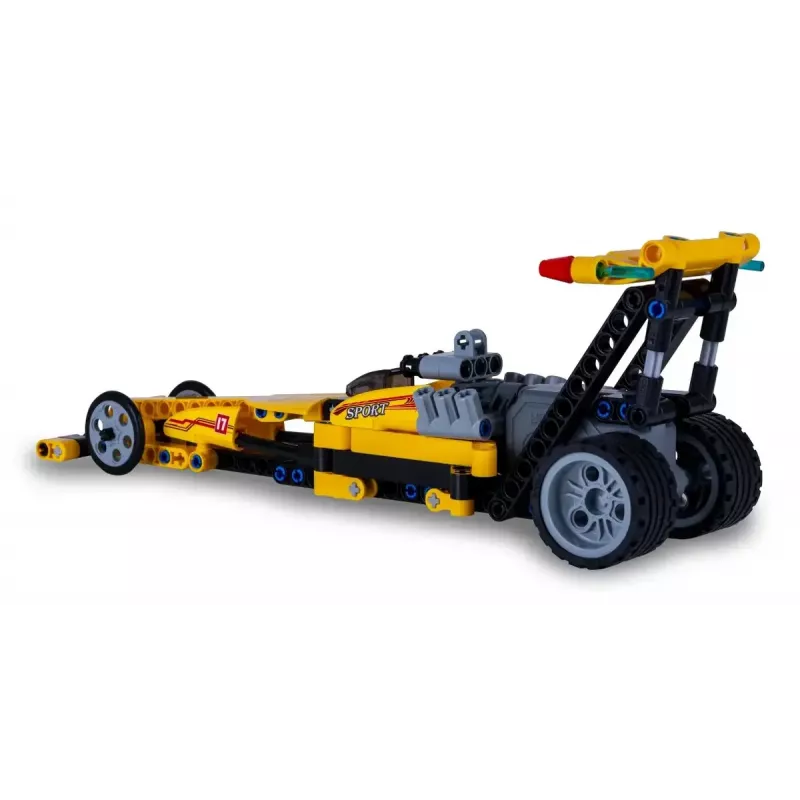 JAMARA CaDA Drag Racing 1:24 stavebnica, žltá