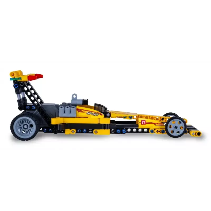 JAMARA CaDA Drag Racing 1:24 stavebnica, žltá