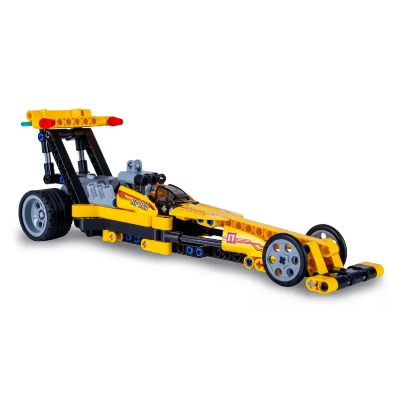 JAMARA CaDA Drag Racing 1:24 stavebnica, žltá