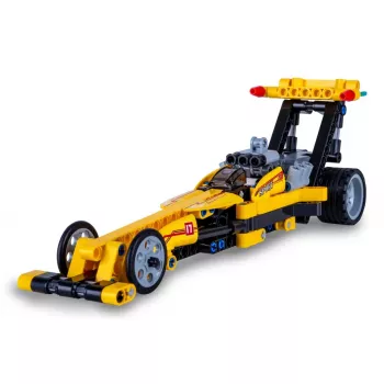 JAMARA CaDA Drag Racing 1:24 stavebnica, žltá