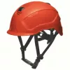 Bezpečnostná ochrana hlavy UVEX 9731333 — HDPE plast, červená, nastaviteľná 51–65 cm