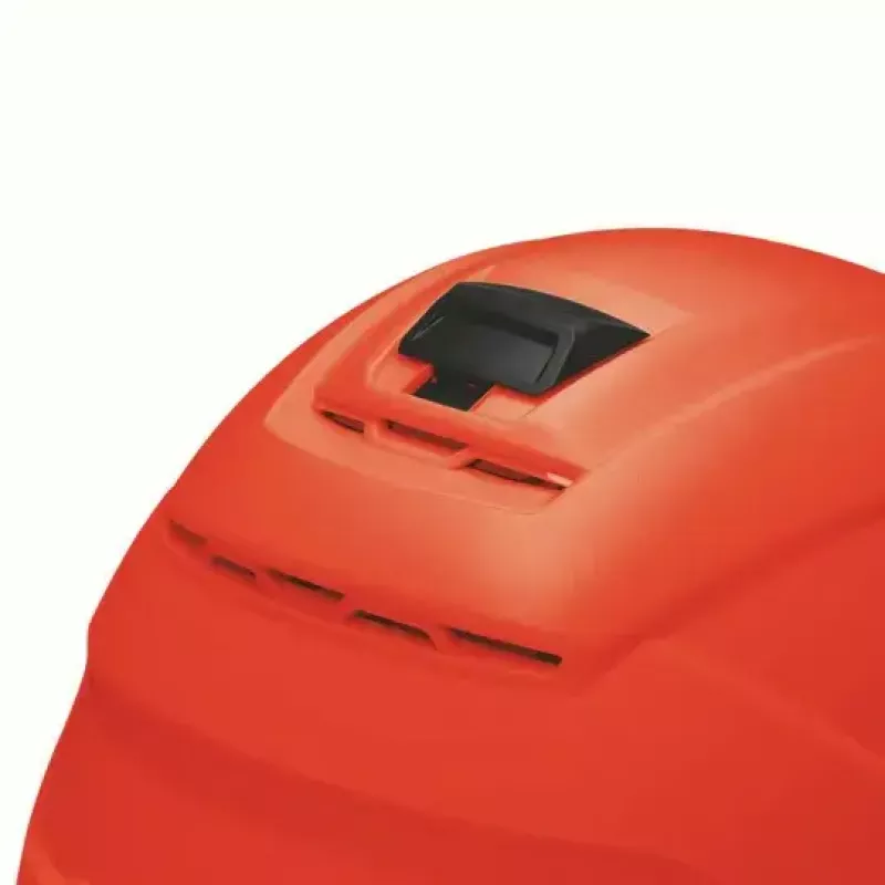 Bezpečnostná ochrana hlavy UVEX 9731333 — HDPE plast, červená, nastaviteľná 51–65 cm