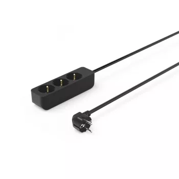 Hama 00223012 predlžovací kábel 1,4 m 3 AC výstupy interiér čierny