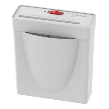 Skartovačka Olympia PS 36 Pro — pásikový rez, 8 l záchytná nádoba, 72 dB, biela