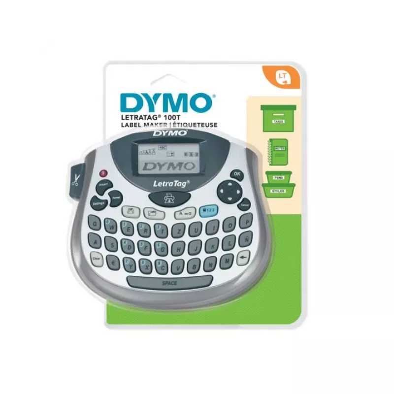 DYMO LetraTag ® 100T - popisovač QWZ, QWERTZ, termotlač / termotransfer, sivý