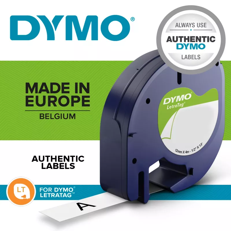 DYMO LetraTag ® 100T - popisovač QWZ, QWERTZ, termotlač / termotransfer, sivý
