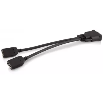 HP DMS-59 na Dual DisplayPort kit, DMS, 2 x DisplayPort, konektor samec, konektor samica, čierna, konektor samec/konektor samica