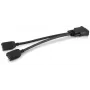 HP DMS-59 na Dual DisplayPort kit, DMS, 2 x DisplayPort, konektor samec, konektor samica, čierna, konektor samec/konektor samica