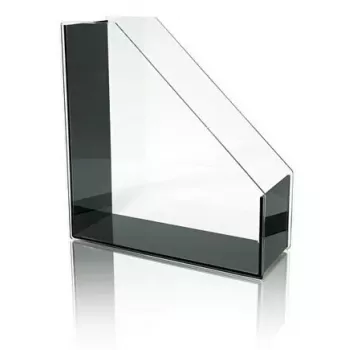 stojan na časopisy WEDO 60 1301 čierny transparentný