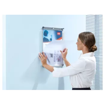 Nobo Essence A2 náhradný kryt rámčeka na plagát, náhradný kryt držiaka nápisov/informačného stojana, 420 mm, 0,2 mm, 594 mm
