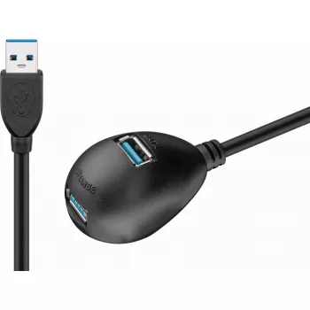 USB 3.0 predlžovací kábel Goobay 95918 čierny