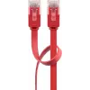 Goobay CAT 6 plochý patch kábel U/UTP červený 2 m