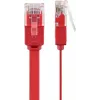 Goobay CAT 6 plochý patch kábel U/UTP červený 2 m