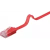 Goobay CAT 6 plochý patch kábel U/UTP červený 2 m