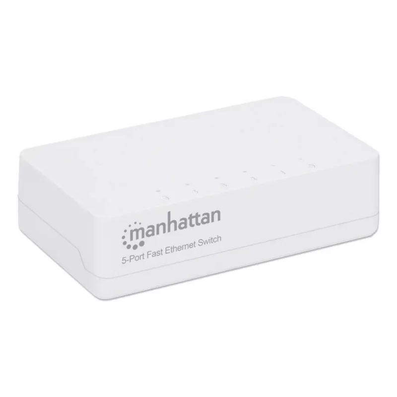 Manhattan 5-portový Fast Ethernet switch, plastový, trojročná záruka, box