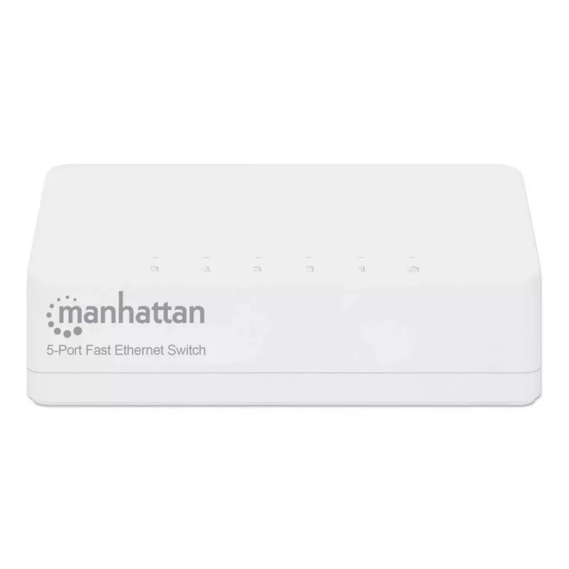 Manhattan 5-portový Fast Ethernet switch, plastový, trojročná záruka, box